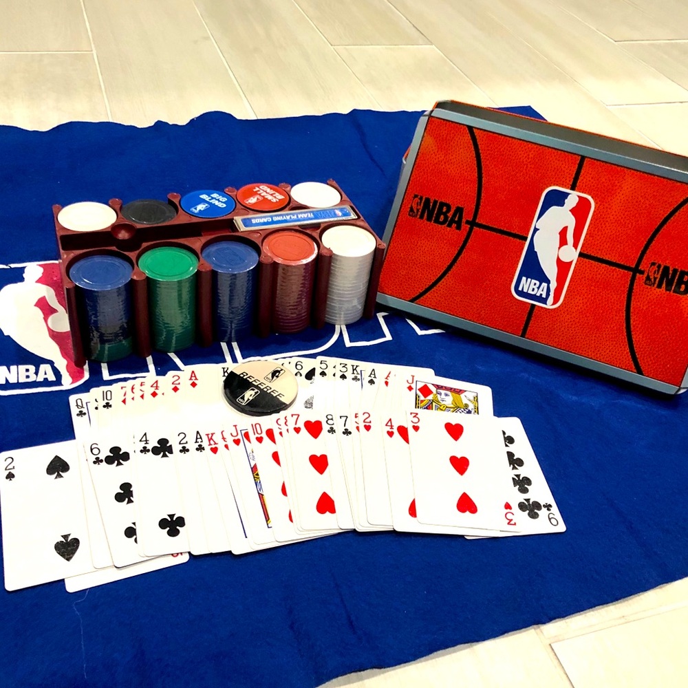 NBA poker set